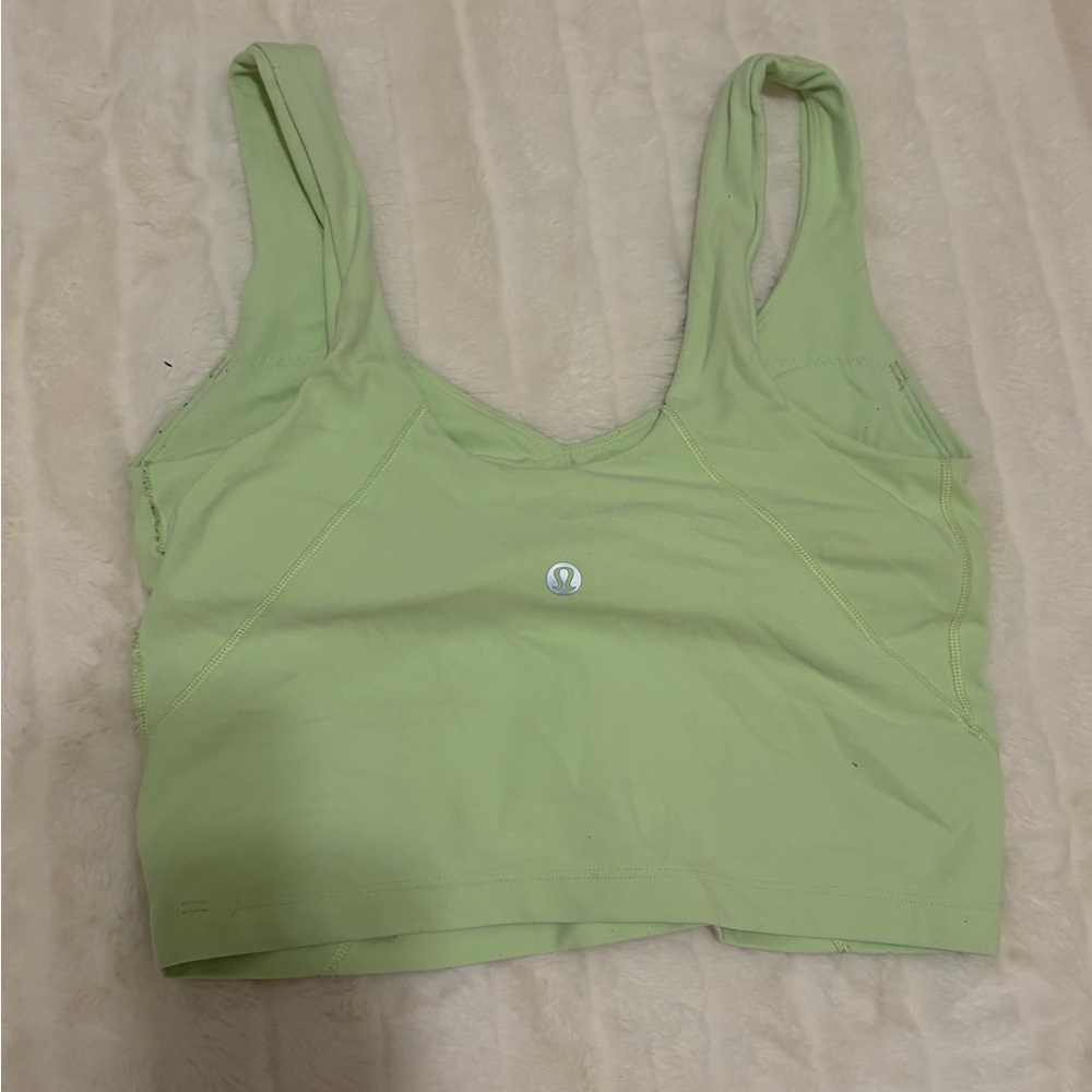 Lululemon bright green align tank